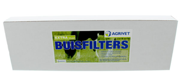 BUISFILTERS EXTRA 860X125MM. 100ST