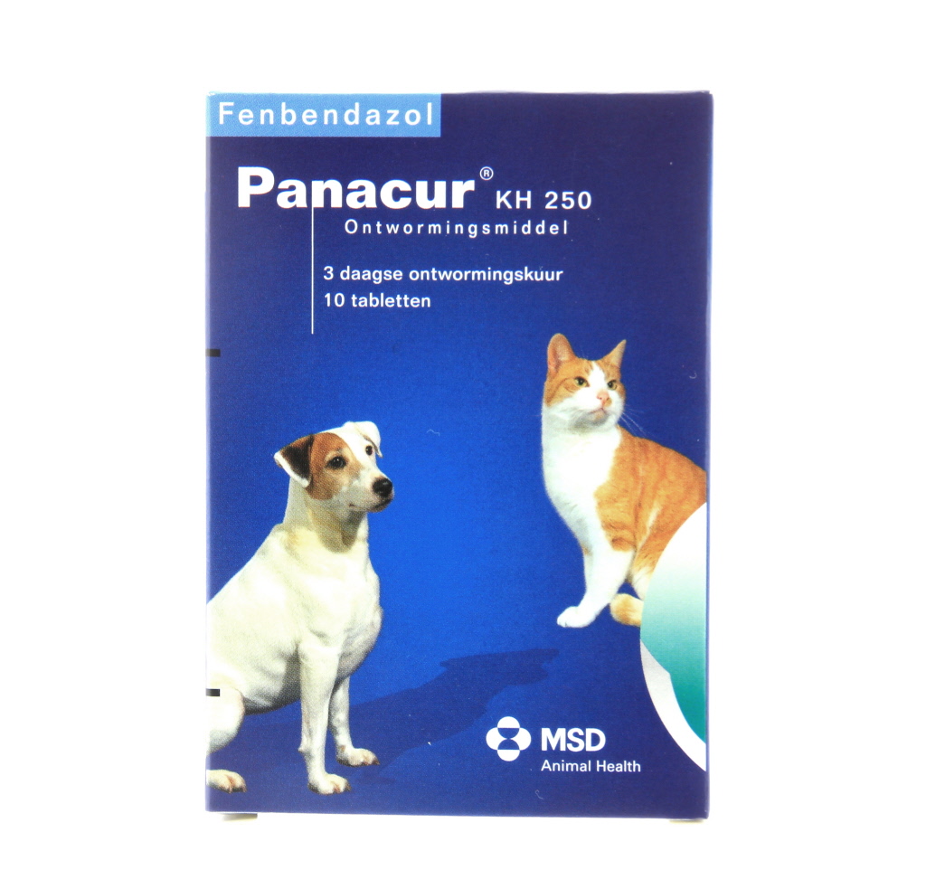 behandeling giardia hond panacur