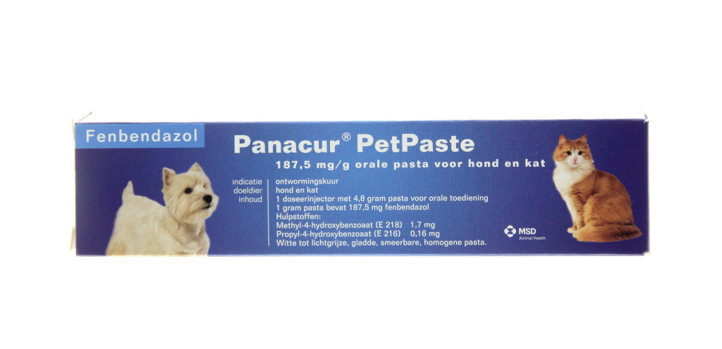 Giardia hond panacur, Giardia kat panacur