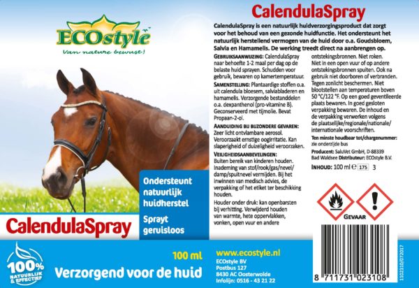 CALENDULA SPRAY PAARD ECOSTYLE 100ML.