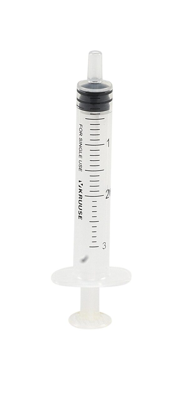 WW-INJECTIESPUIT 2ML. LUER 3-DELIG