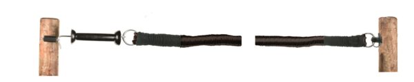 Kabel 4-5m, elastisch, bruin, los