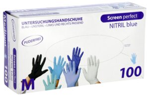 Melkhandschoen poedervrij nitril 100st S