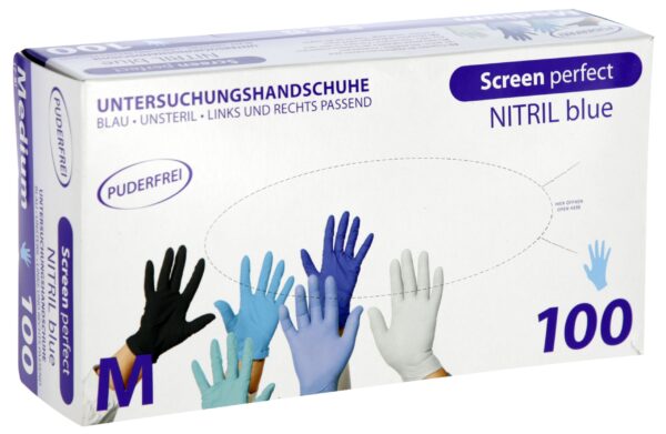 Melkhandschoen poedervrij nitril 100st M