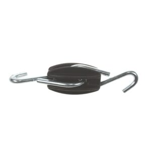 Ei isolator met 2 RVS/INOX haken, 1st