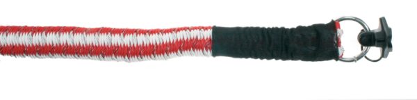 Losse elastische kabel, 2-3 mtr rood-wit