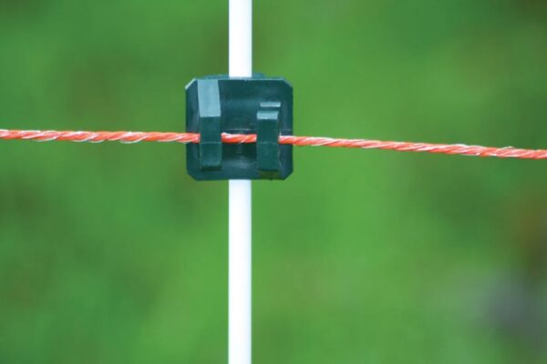 Klikisolatoren v/ palen, groen, 7mm,25st