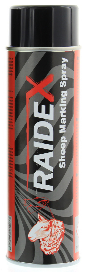 Raidex merkspray schaap rood, 500ml