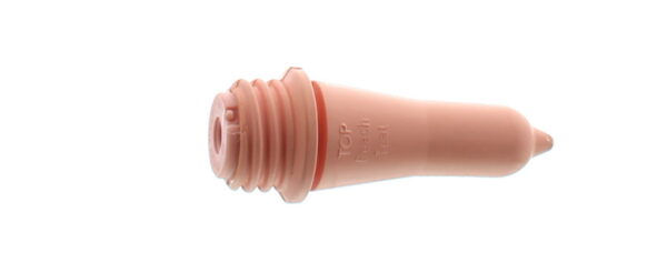 Kalverspeen Peach Teat roze schroef