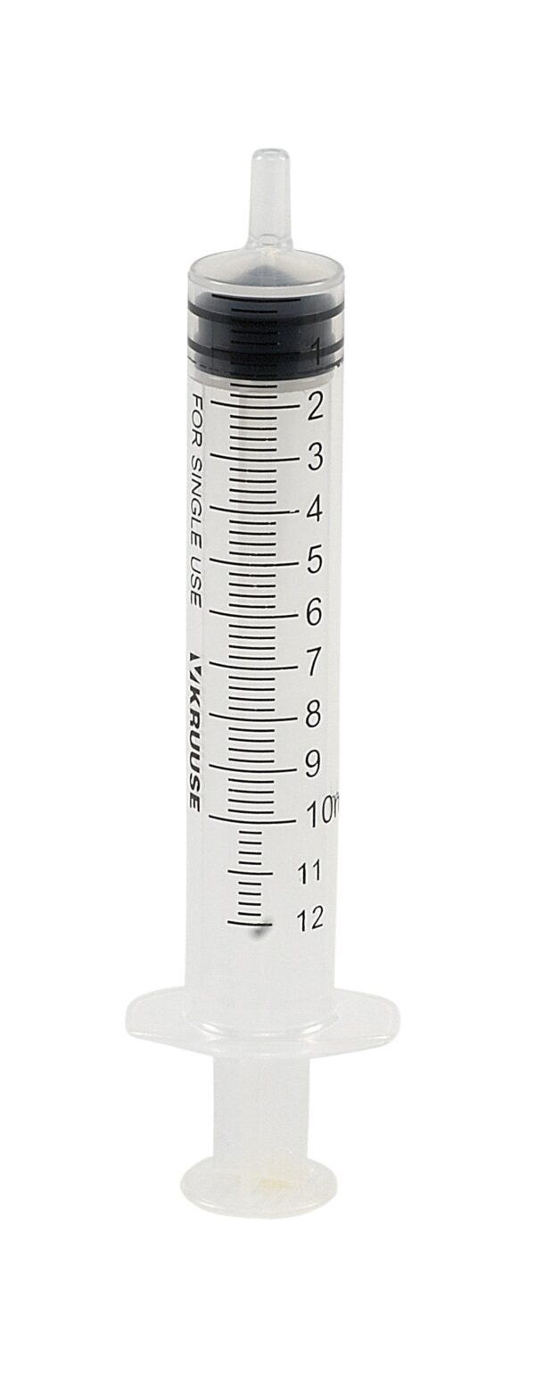 WW-injectiespuit 10ml, Luer 3-delig