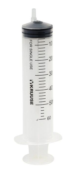 WW-injectiespuit 50ml, Luer 3-delig