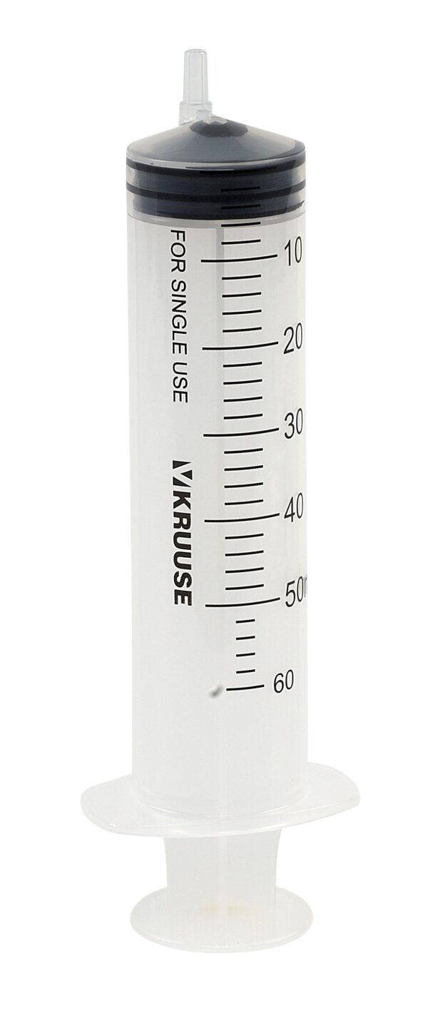 WW-injectiespuit 50ml, Luer 3-delig