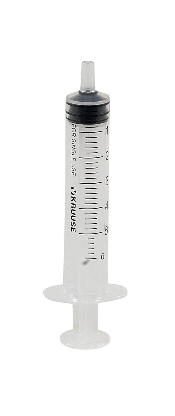 WW-injectiespuit 5ml, Luer 3-delig