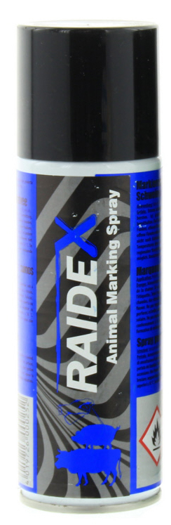 Raidex merkspray R/V blauw, 200ml