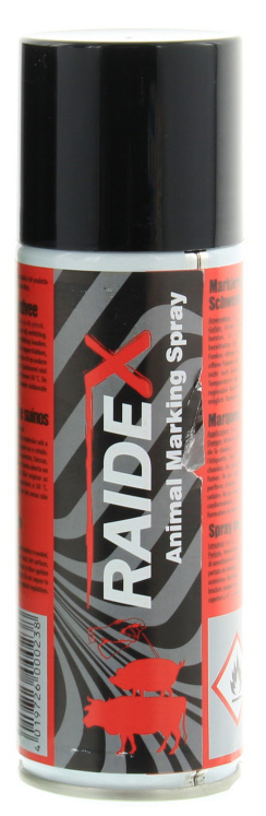 Raidex merkspray R/V rood, 200ml