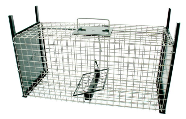 Vangkooi rat 2 ingangen gaas 50x20x20cm