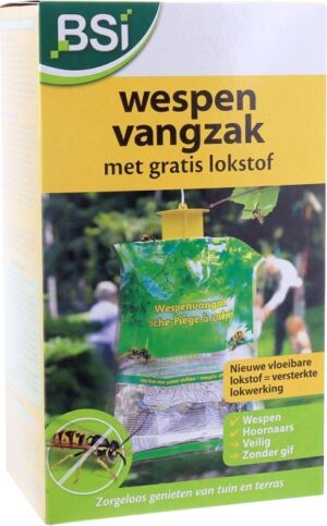Wespenval vangzak met lokmiddel