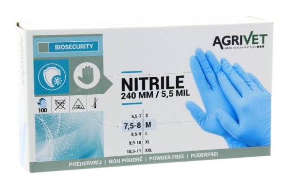 Agrivet melkershandschoen 100st M