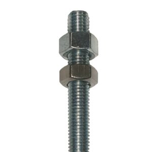 Draadstuk 25cm, M12 incl. 2 schroeven