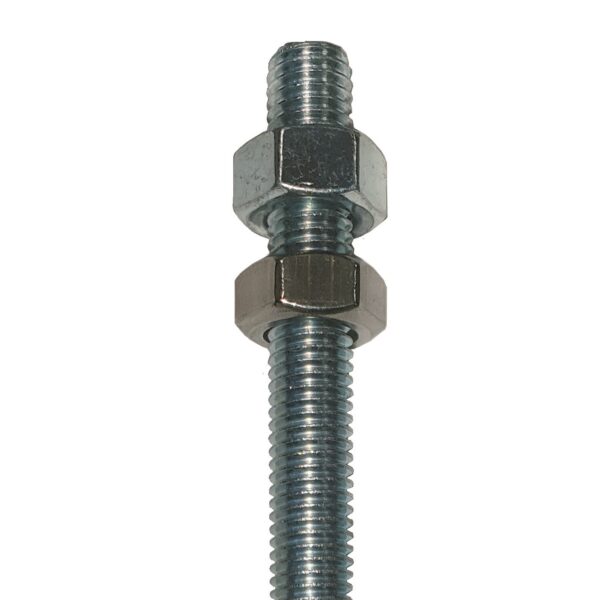 Draadstuk 25cm, M12 incl. 2 schroeven