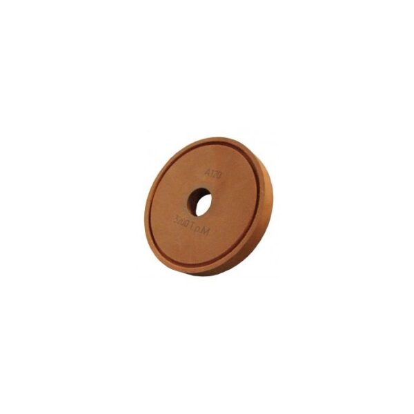 Slijpschijf rubber, voor hoefmes + groef