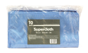 Microvezeldoek blauw 40x40cm 10st