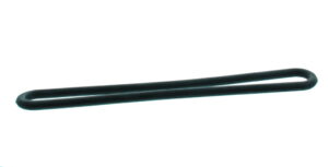 Nekkoord/karrubber zwart, 25cm