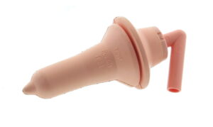 Kalverspeen Peach Teat roze met ventiel
