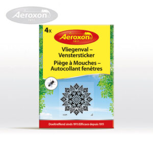 Aeroxon vliegenval venstersticker, 4st