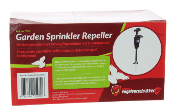 WATERSPROEIER MET BEWEGINGSMEL.SOLAR
