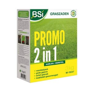 BSI graszaad Promo 2 in 1 Gazon, 3kg