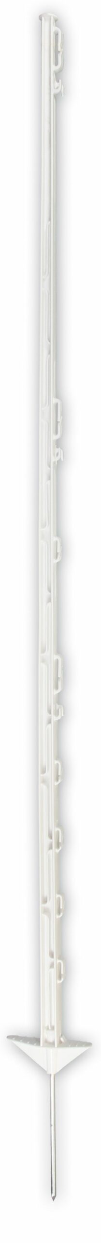 Palen kunststof wit 154 cm 10 stuks