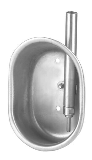 Drinkbak RVS biggen maat 15x21x9cm