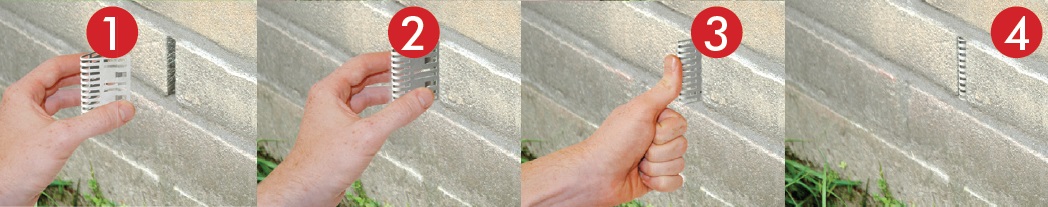 Spouwsafe voegrooster 50cm, 1st - Afbeelding 2