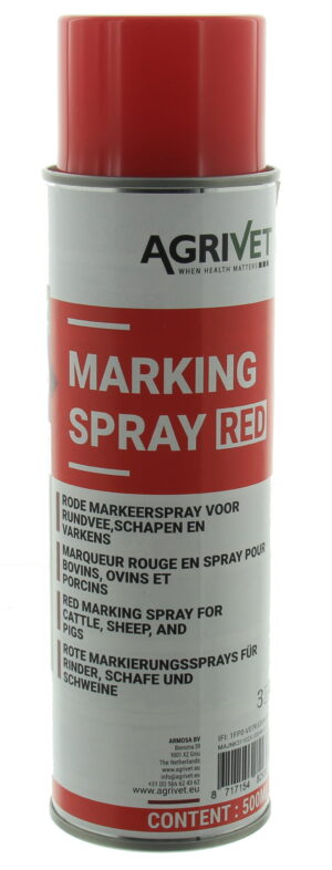 Agrivet Marking Spray Red 500ml