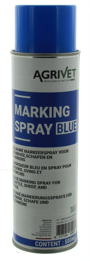Marking Spray Blue 500ml Agrivet