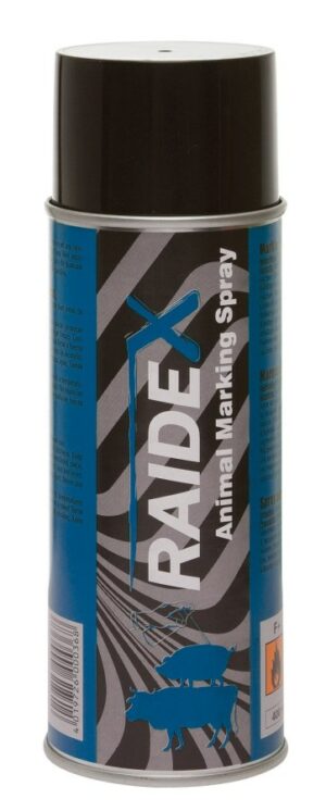 Raidex merkspray R/V blauw, 400ml